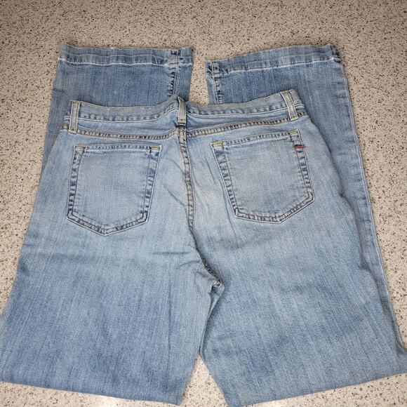 GAP 1969 Womens Long & Lean 54023 Stretch Flare Mid-Rise Light Denim Jeans✨️12R - Picture 2 of 12